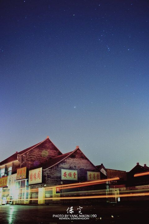 大慈阁夜景<br />
