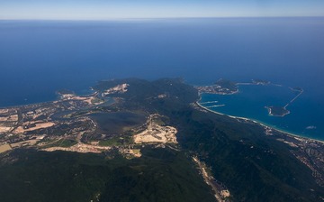航拍双湾