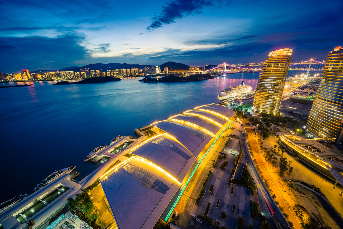 厦门邮轮中心夜色