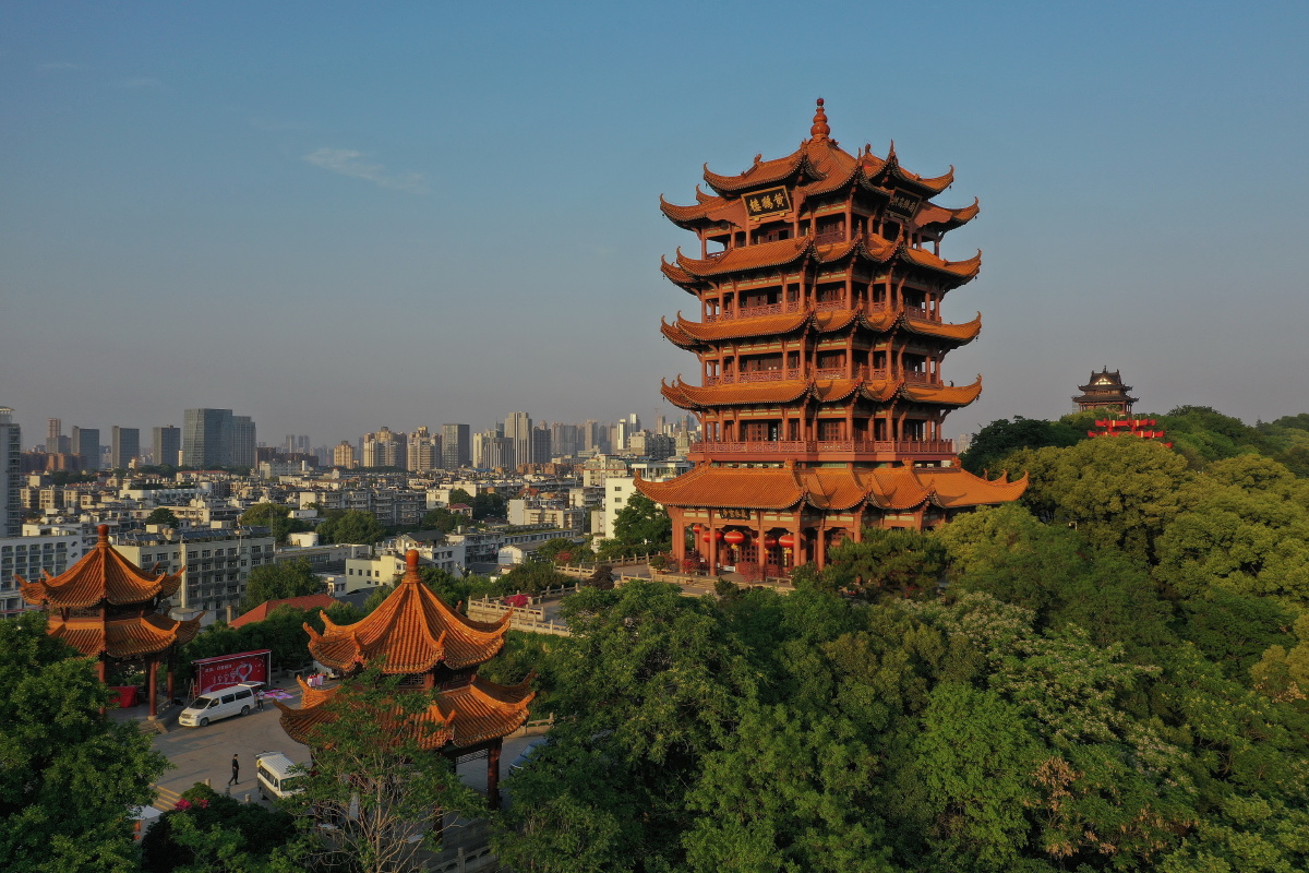 武汉地标黄鹤楼