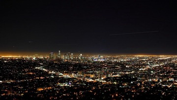 nightscape of LA