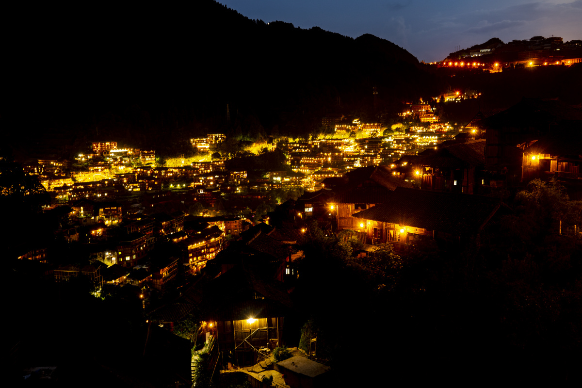 千户苗寨夜景