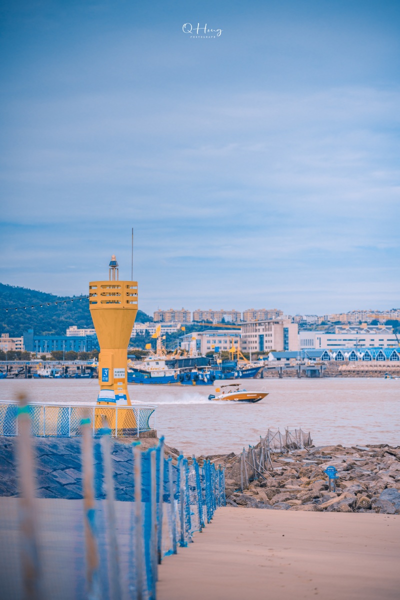 温州洞头的韭菜岙小沙滩