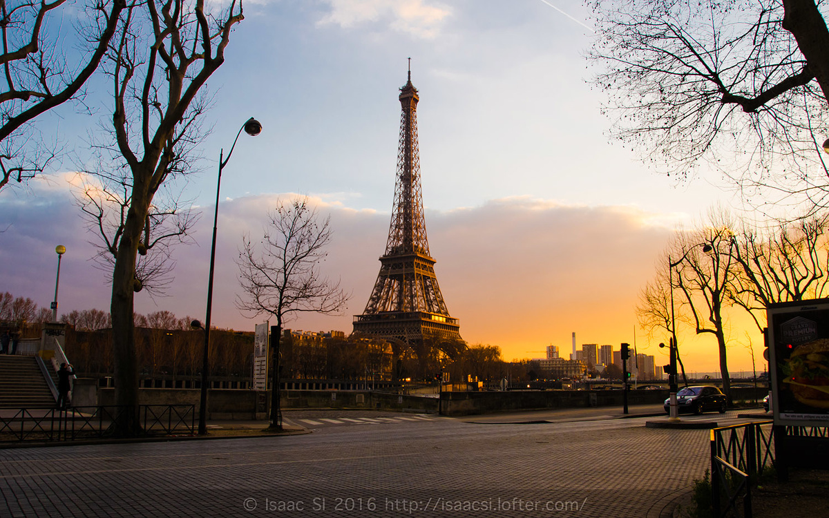 巴黎,黄昏的埃菲尔铁塔(la tour eiffel) - 小倍isaac - 图虫