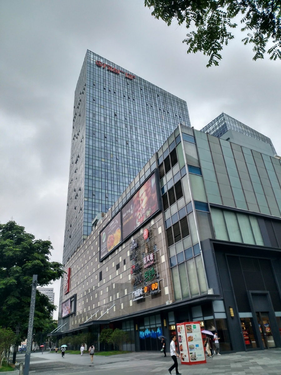 五角场万达广场外景.