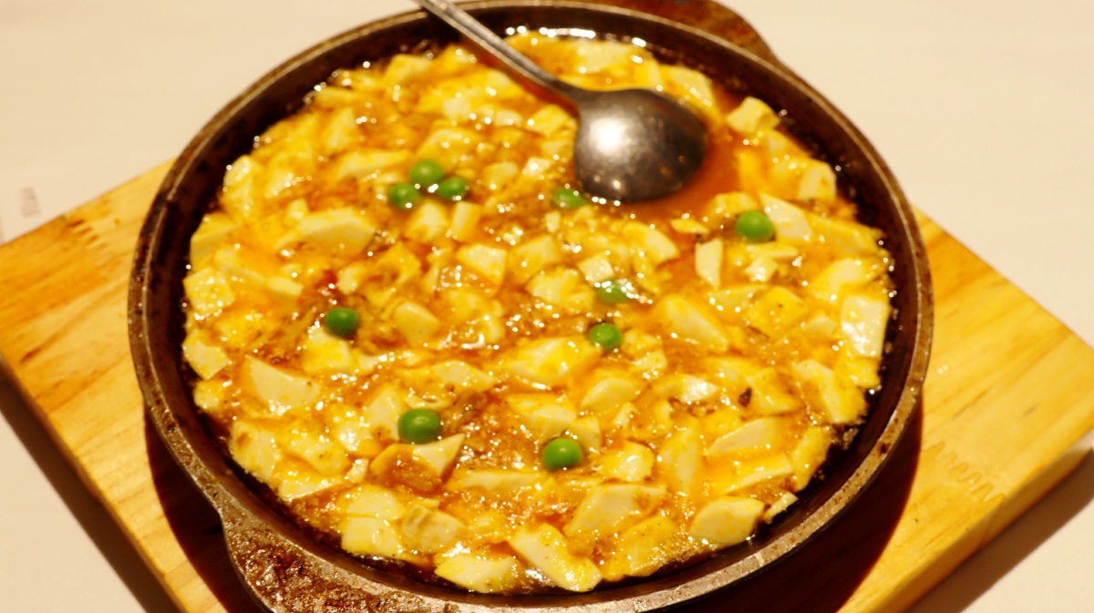 石锅蟹粉豆腐
