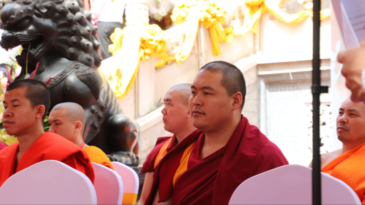 演安投影2018年5月22日北京八大处灵光寺浴佛节法会