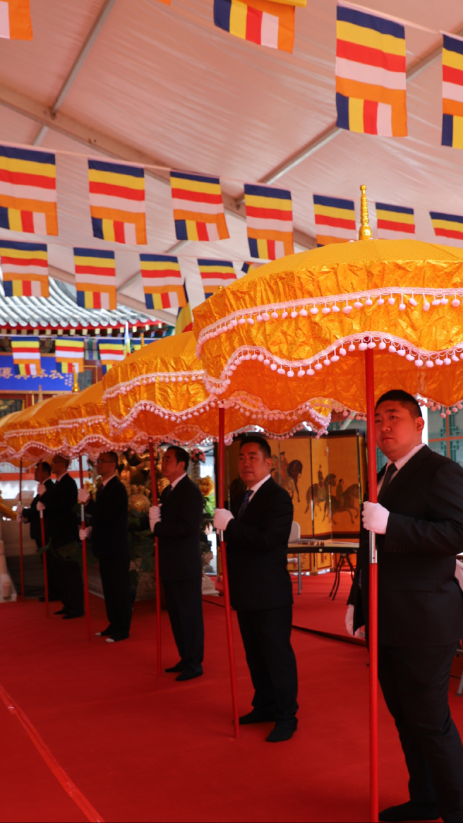 演安投影2018年5月22日北京八大处灵光寺浴佛节法会