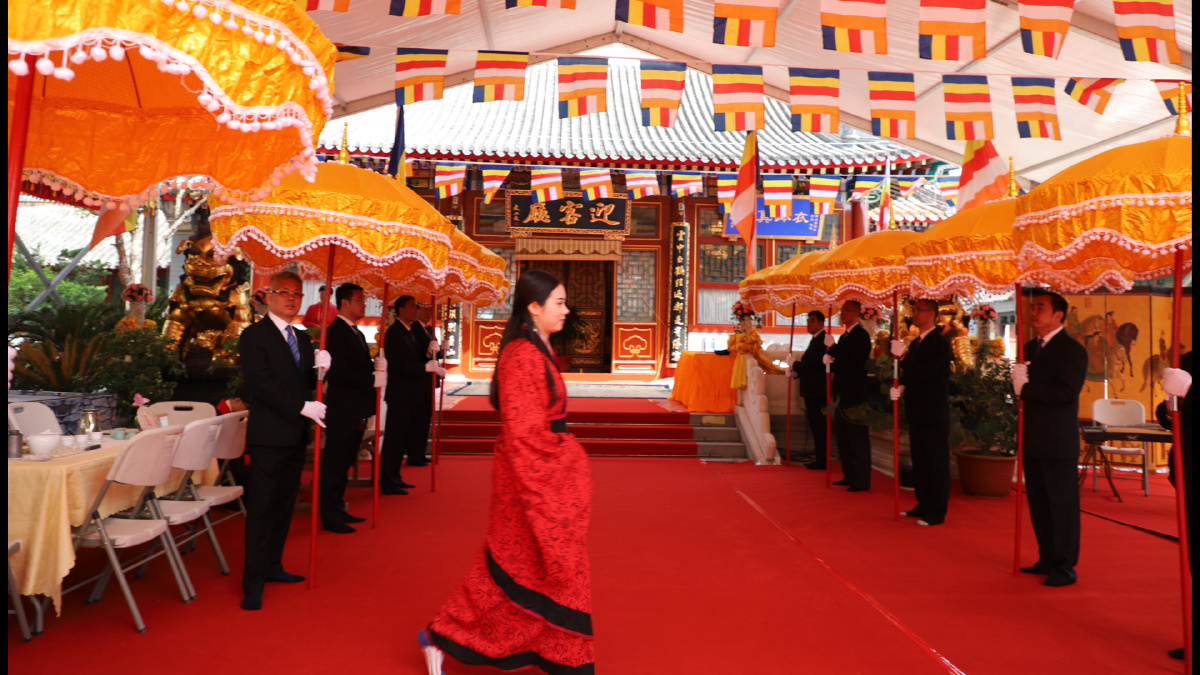 演安投影2018年5月22日北京八大处灵光寺浴佛节法会