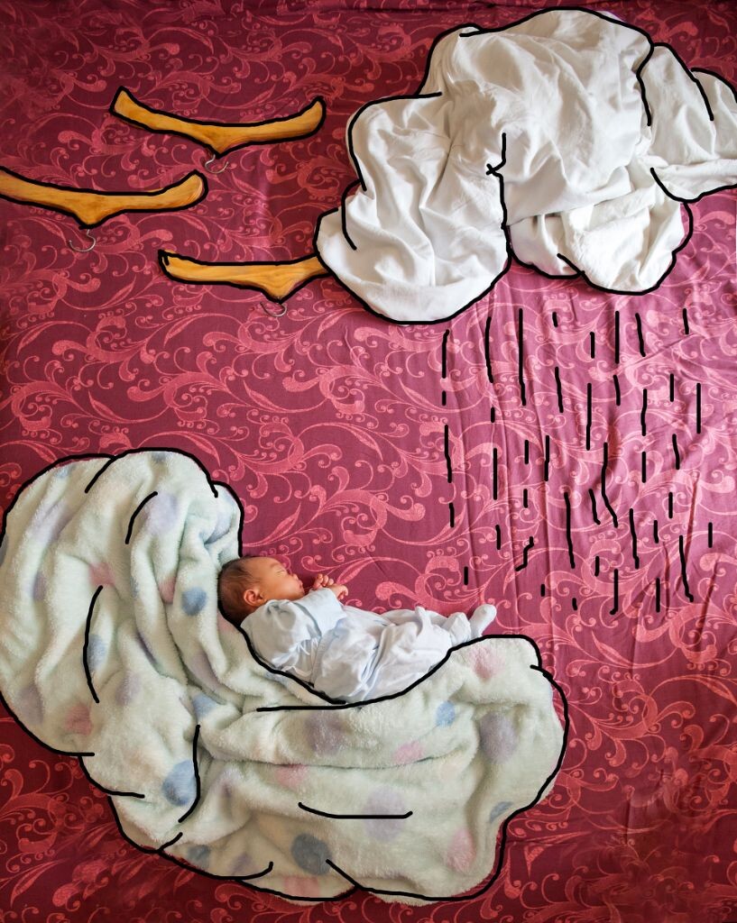 要是有一天,我坐在云彩上,看着云彩姐姐下雨是极好的啦!