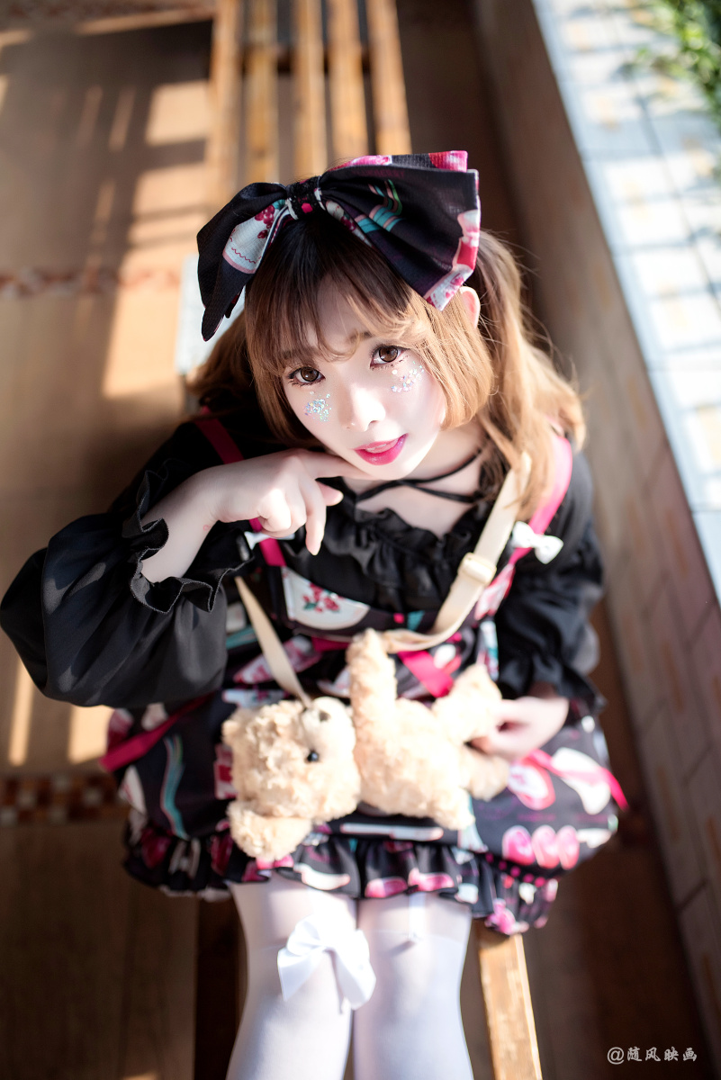 一组洛丽塔清纯美少女