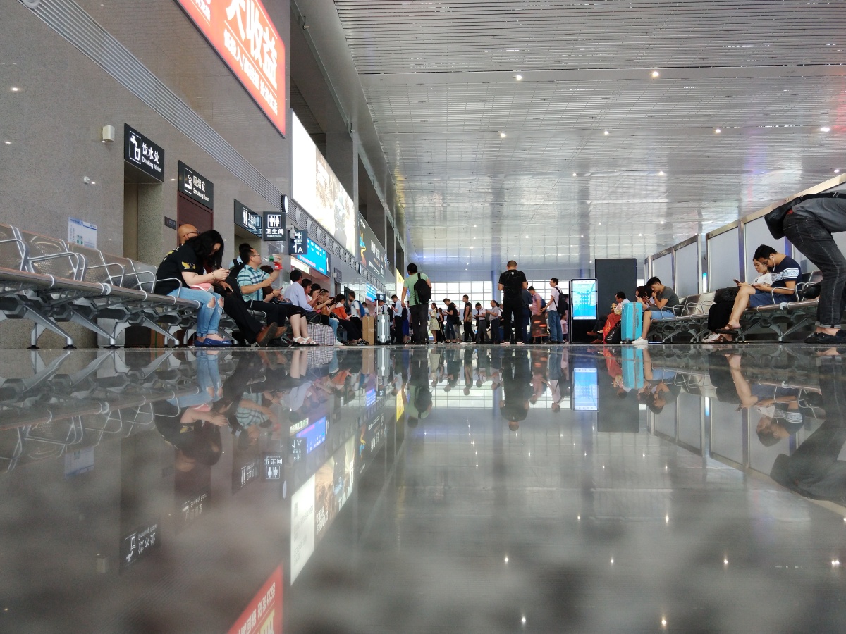 万州北站候车大厅