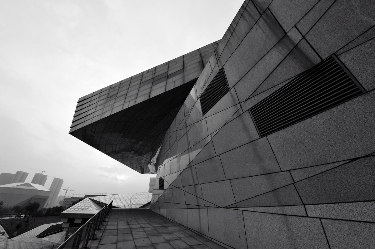 建筑抽离系列之二山西美术馆