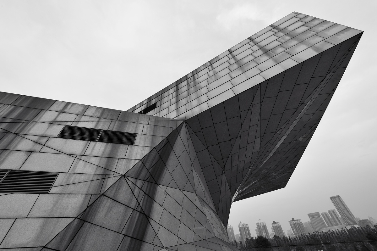 建筑抽离系列之二山西美术馆