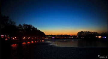 后海夜景