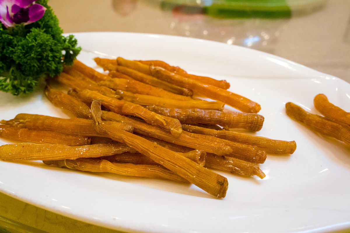 在我老家,沙蚕又叫土笋,一般做成土笋冻,嫩滑爽口,算是闽南特产吧,去