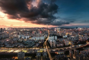 鹏城夜色