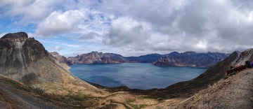 长白山天池全景