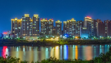 博罗东江夜景