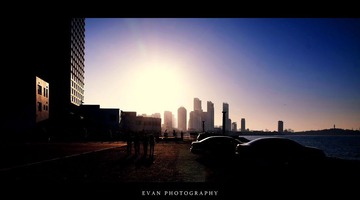 city in the light