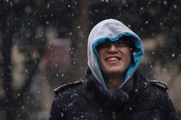 雪中老公