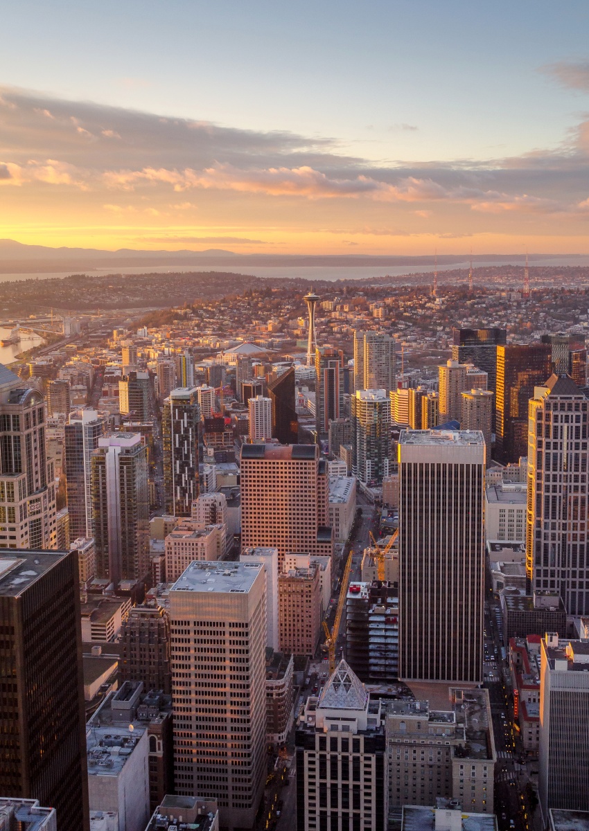 西雅图的黄昏 2019年二月摄于西雅图 - coronalhalo - 图虫