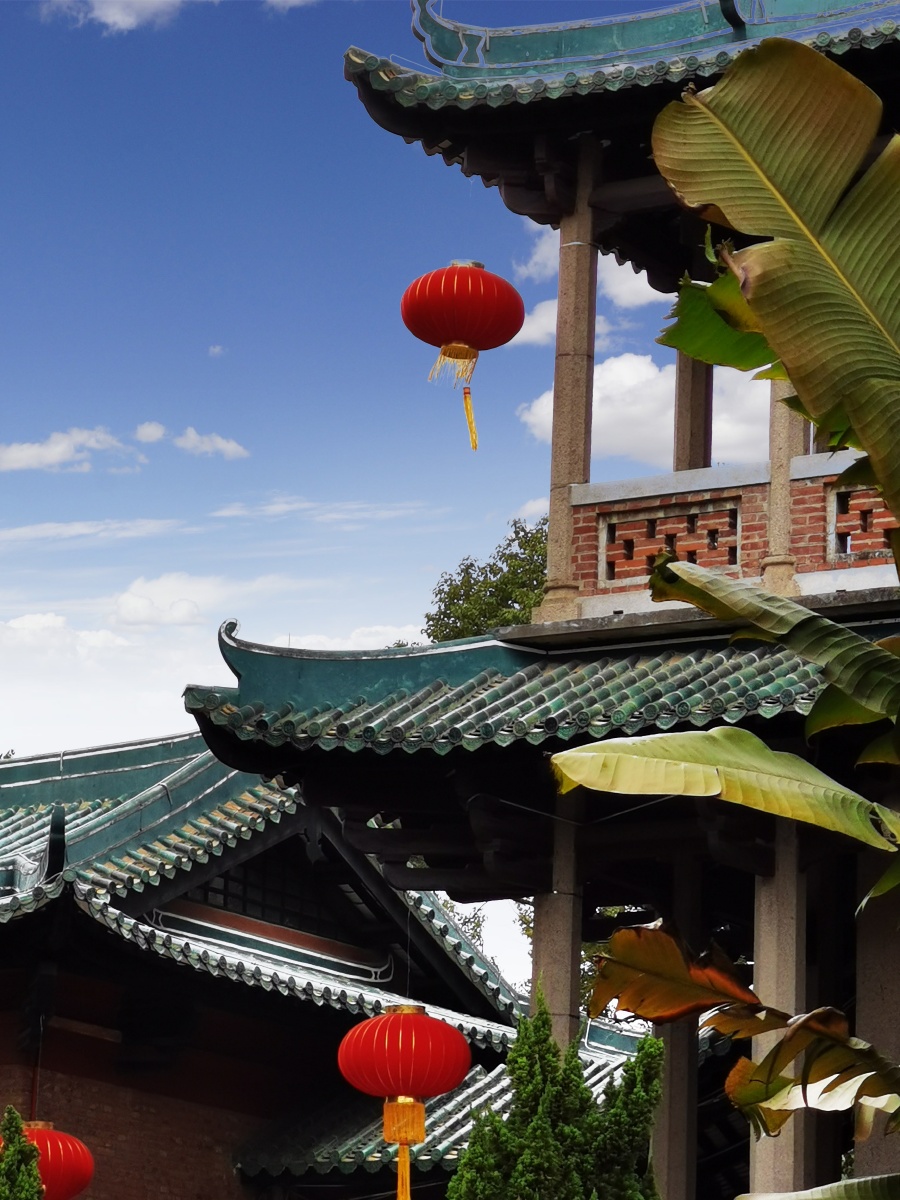 老貌新颜古建筑一角