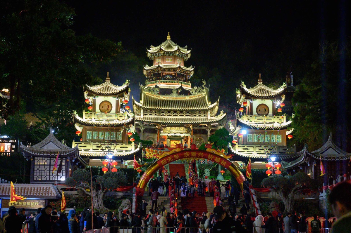 湄洲妈祖庙跨年夜活动