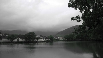 雨后宏村