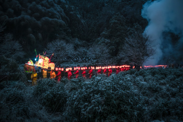 正月里的民俗-皖南板凳龙/ 安徽皖南