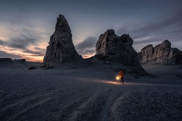 夜探俄博梁.../青海
