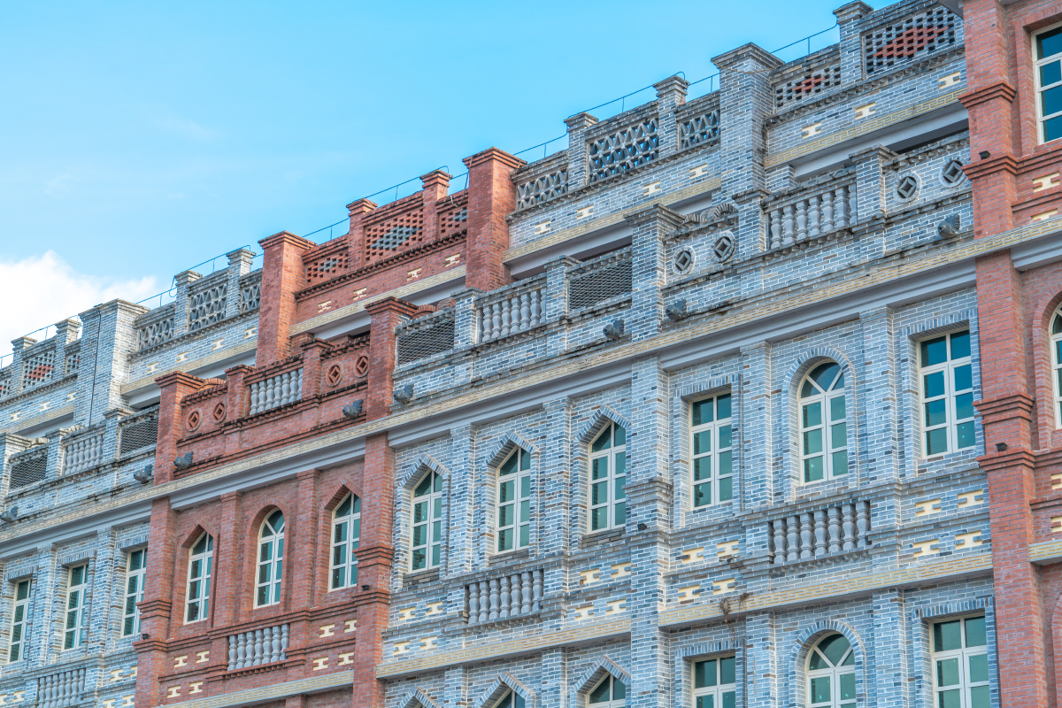 东南亚南洋骑楼文化建筑