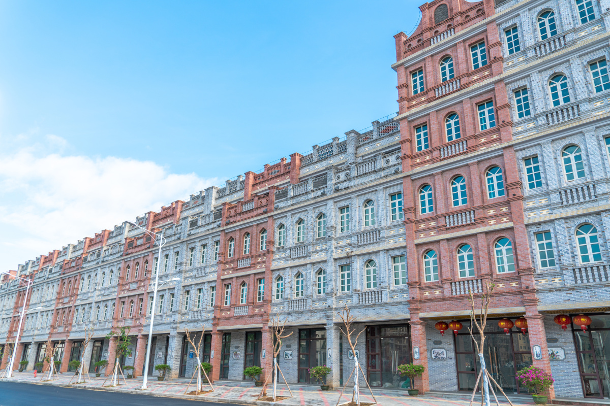 东南亚南洋骑楼文化建筑