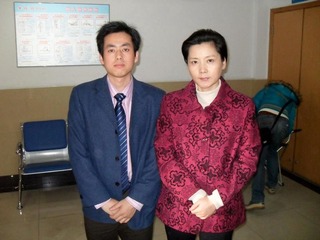 与政协委员何赛飞女士在一起