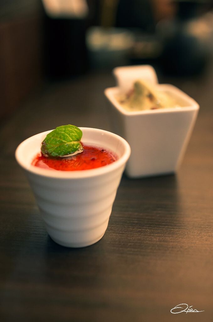 梅子酱奶酪 抹茶冰淇淋