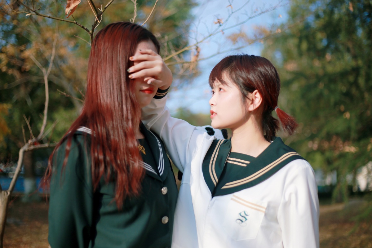 穿jk制服的小妹妹们