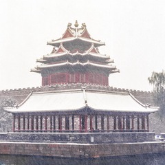 角楼的雪