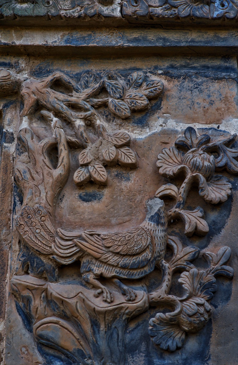 民族瑰宝明朝留存宝贵之砖雕石雕图案精美花纹细腻感叹古人鬼斧神工之