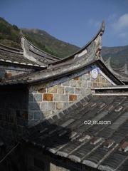 福建闽南地区某个小乡村的传统民居