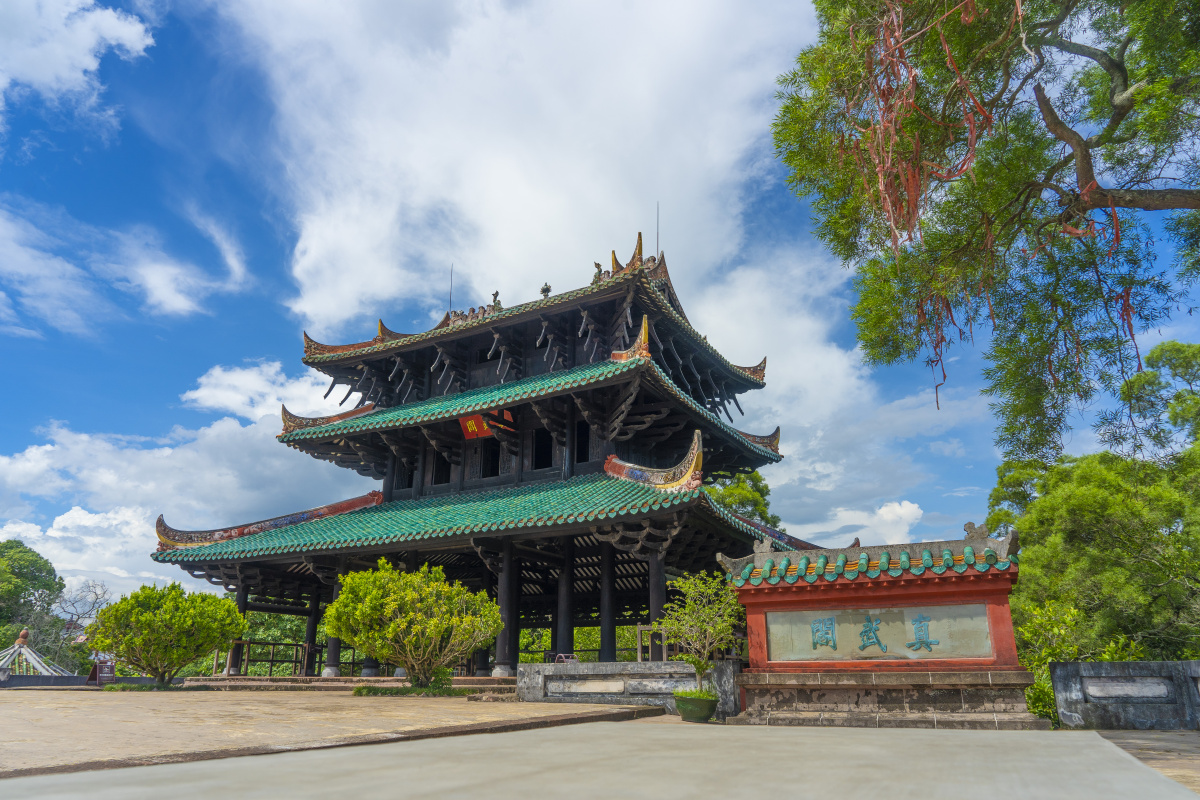 容县真武阁和容州古城