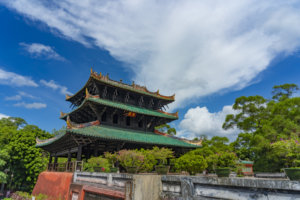 容县真武阁和容州古城