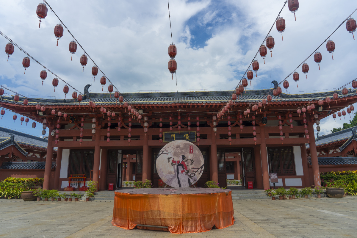 容县真武阁和容州古城