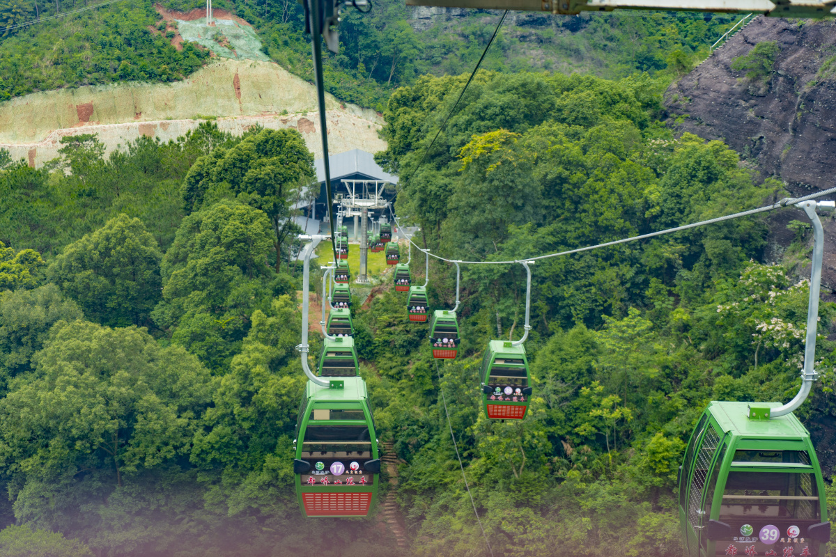 玉林容县都峤山空中索道