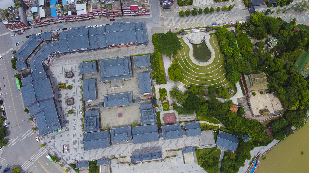 容县真武阁和容州古城