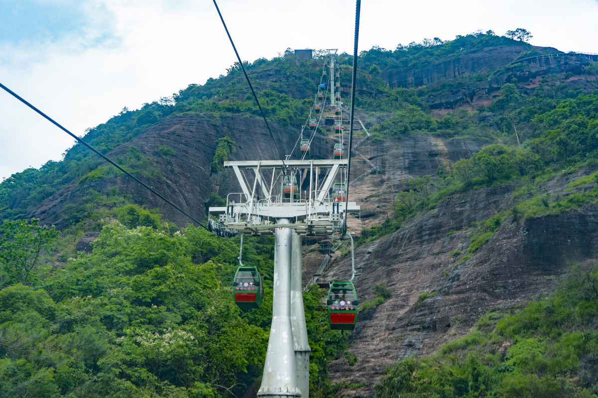 玉林容县都峤山空中索道