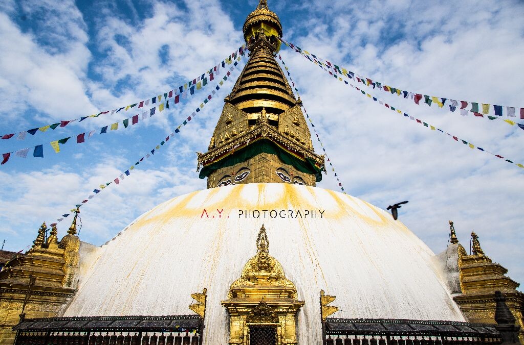 Shoyambhunath Stupa,Kathmandu,Nepal...