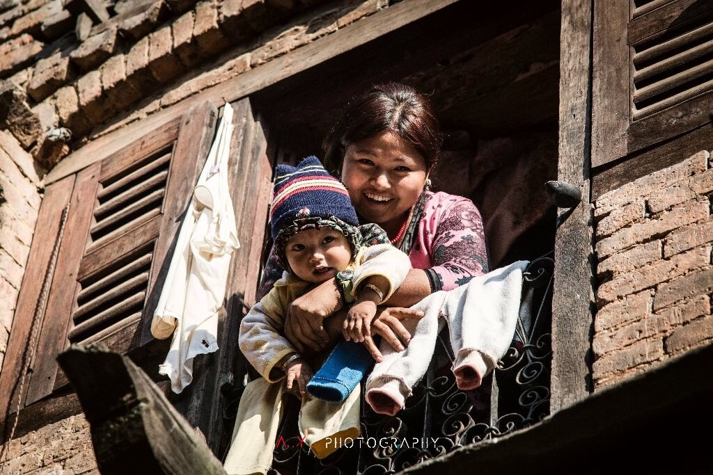 幸福，原来可以如此简单...（摄于Bhaktapur，Nepal）
