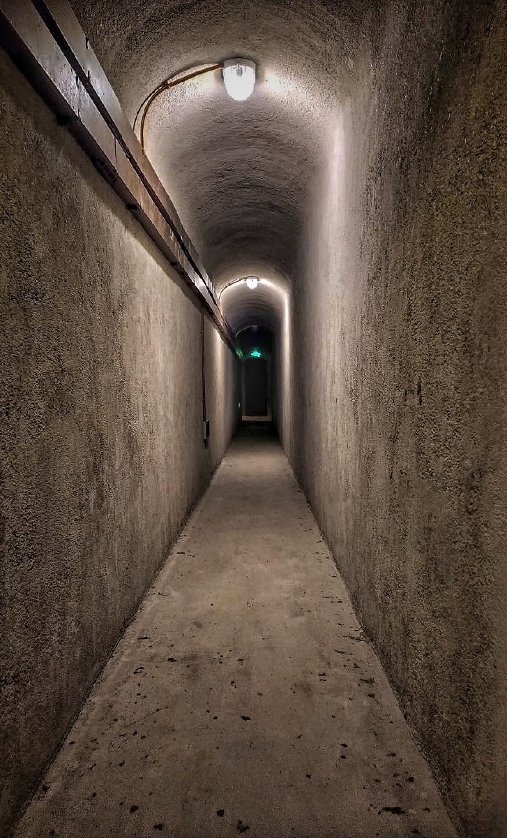 青岛一战遗址博物馆德国人修建的地下堡垒地道