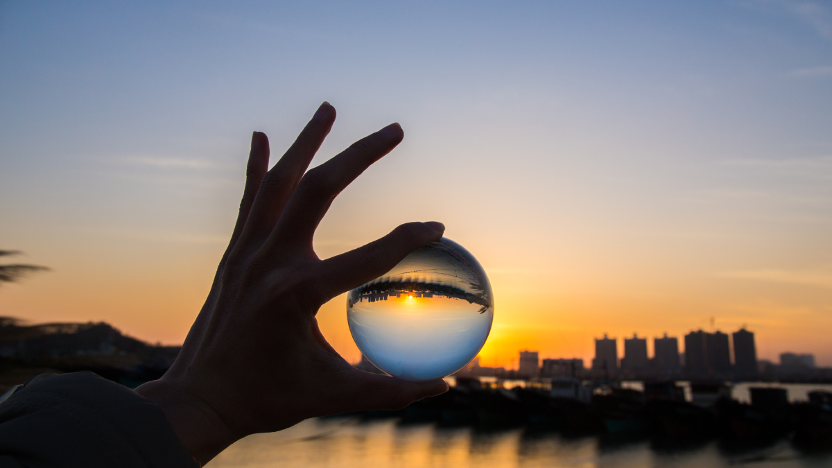 水晶球里的风景