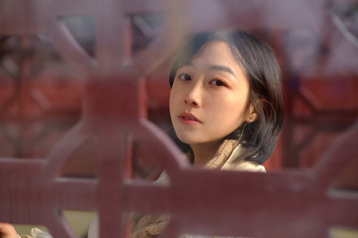 小众网红打卡点～鼓楼公园出镜:美女博士monica 拍摄